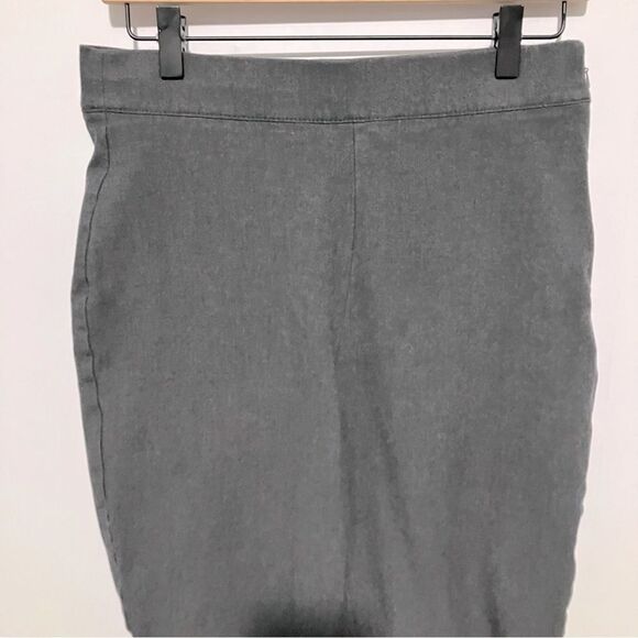 GAP Slacks Women Size 10 Grey Side Zip Ankle - Picture 2 of 9